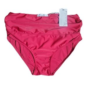 Maacie Maternity Red Swim Bottoms sz S- New